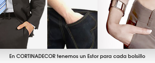 Estores para cada bolsillo en Cortinadecor