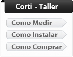 Guias de Medicion y Videos de Instalacion de los productos Cortinadecor