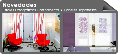 Estores enrollables impresos en Cortinadecor