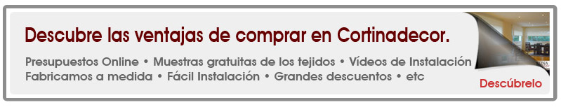 Ventajas de comprar en cortinadecor estores, cortinas, enrollables, paneles japoneses, venecianas de aluminio, venecianas de madera, edredones nordicos