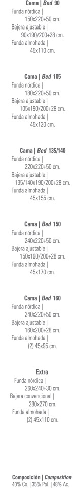 caracteristicas Fundas nordicas modelo alfa caracteristicas Fundas nordicas modelo alfa