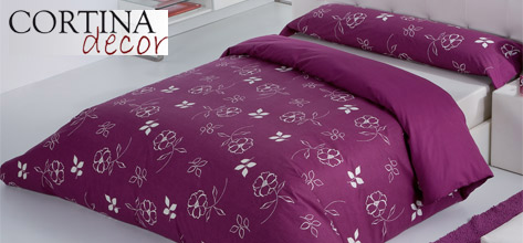 Funda nordica dalia morado Funda nordica dalia morado