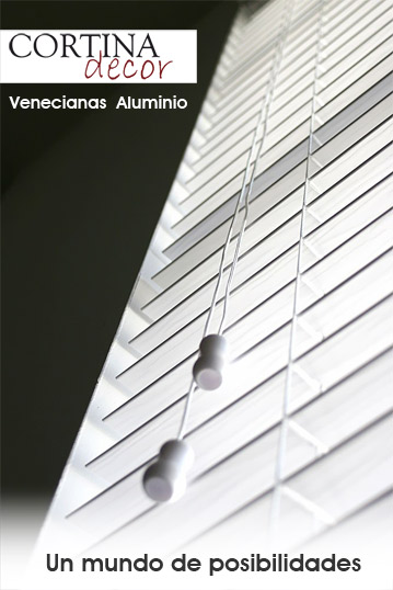 Venecianas de Aluminio en Cortinadecor