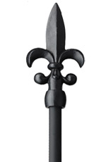 Flor de Lis-negro