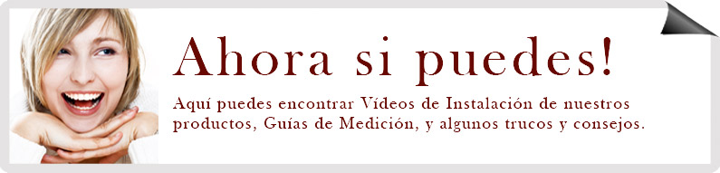 Guias de medición e instalación de Cortinadecor