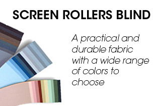 Screen roller blinds