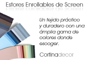 Estores Enrollables de Screen