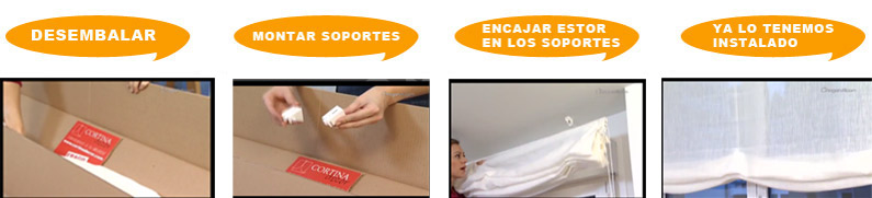 descripcion del video como instalar estores plegables de Cortinadecor descripcion del video como instalar estores plegables de Cortinadecor