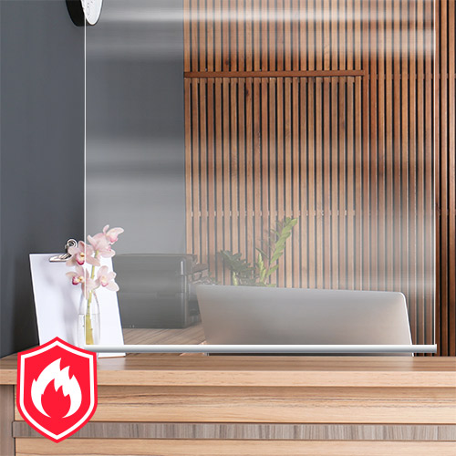 Roller blinds for protection Fireproof-PVC-Screen