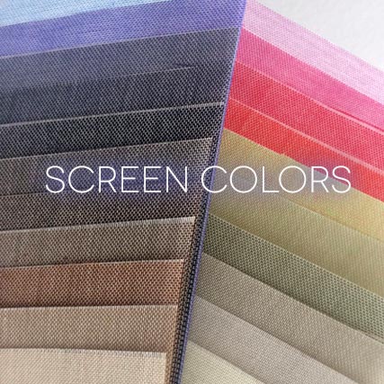 Screen Colors Roller Blinds