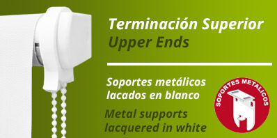 Terminaci&oacute;n superior estores fotogr&aacute;ficos