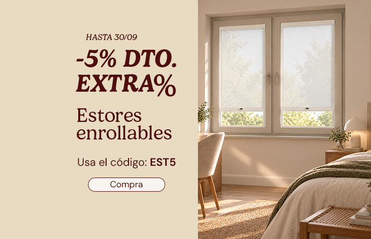 -5% DTO. EXTRA estores enrollables