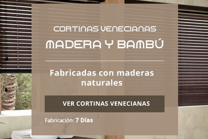 Venecianas de madera