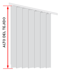 imagen de medición del alto en cortinas para hotel