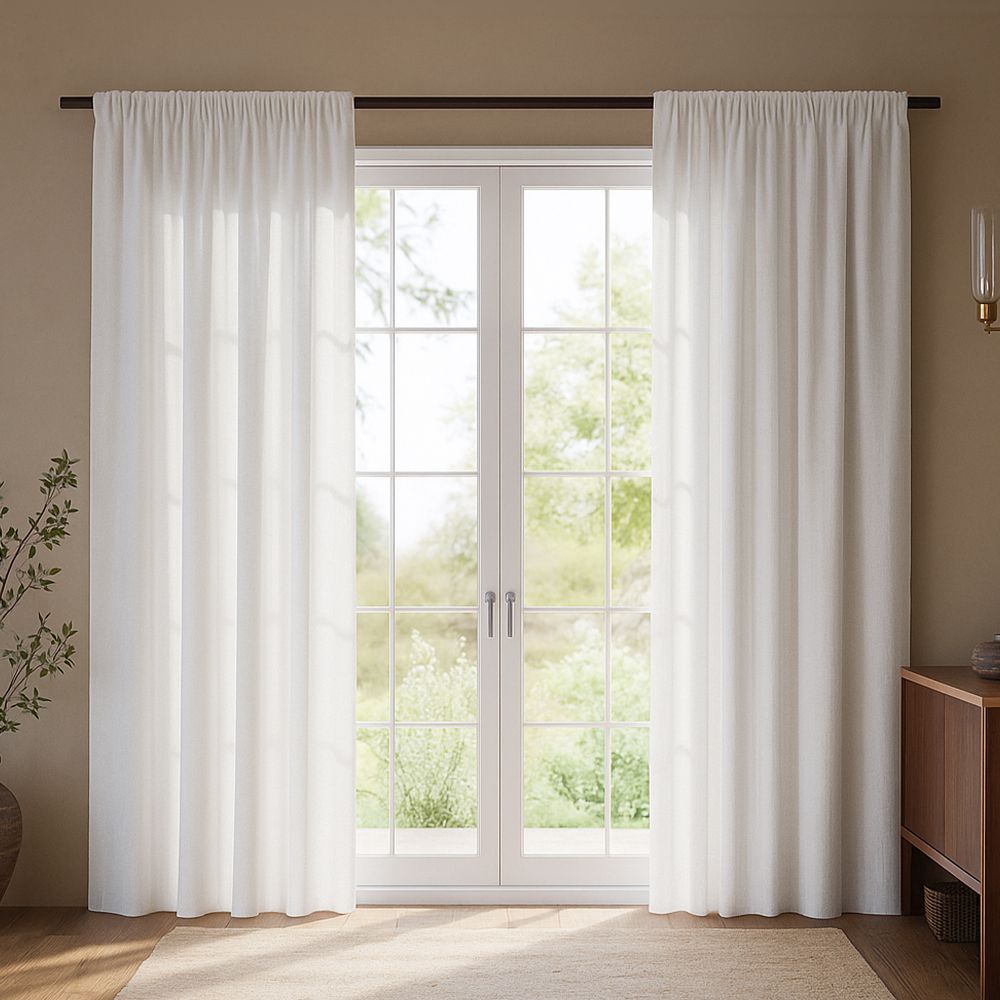 Marie curtains White