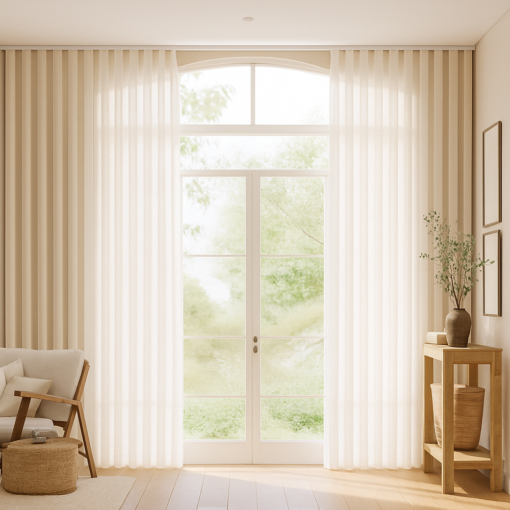 Cortinas Marie Crudo