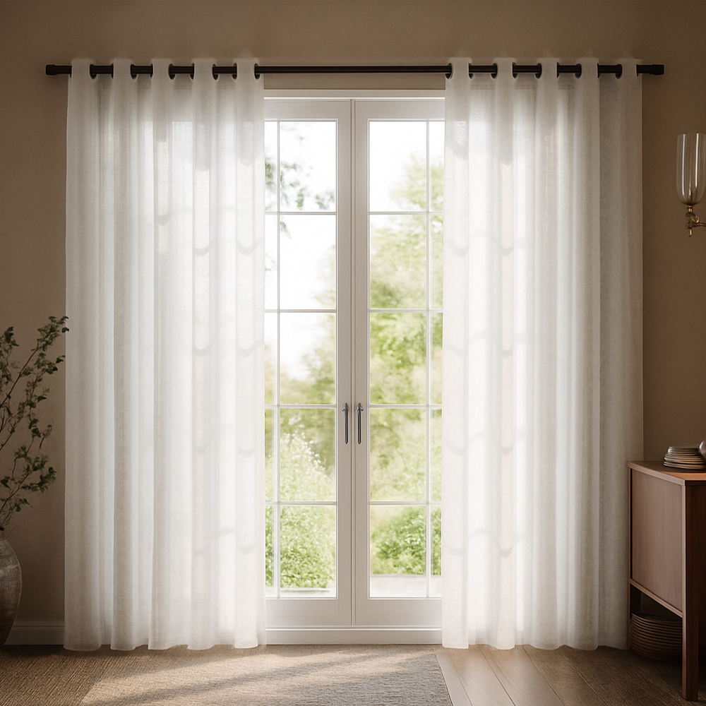 Lise sheer White