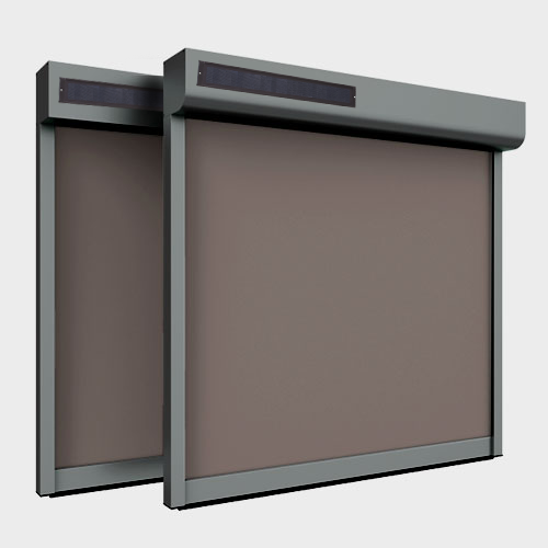 Wind zip screen motorizado placa solar